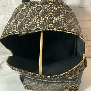 Marc Jacobs Leather Signet Backpack (Medium) + Card Wallet NWT Amazon.com: Marc Jacobs Black With Gold Hardware Groove  main image 4